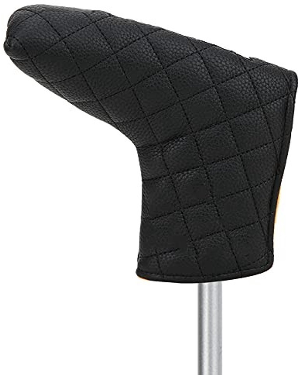 Allecto - Magnetische Golf Putter Hoofdkap - Waterdichte Bescherming - L-vormige Cap - Zwart - Duurzaam en Functioneel - Geschikt voor Golfspelen -..