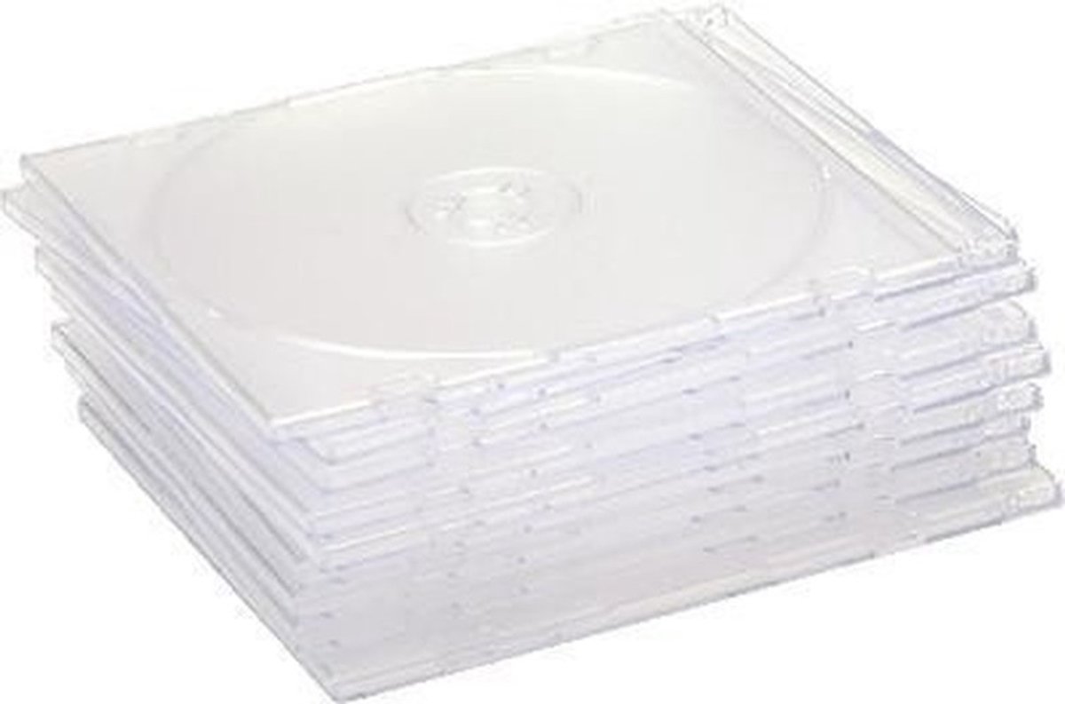 aladdien - CD Covers - Transparant - Set van 50 Stuks - Bescherming - Opberging - Voor CD's - Hoogwaardige kwaliteit - 50 stuks