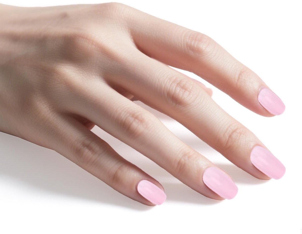 ONF3 - Press On Nails - 24 Stuks - Korte Vierkante Valse Nagels - Inclusief Jelly Glue en Vijl - Nude Roze - Perfect voor Nagelstyling - Geschik...
