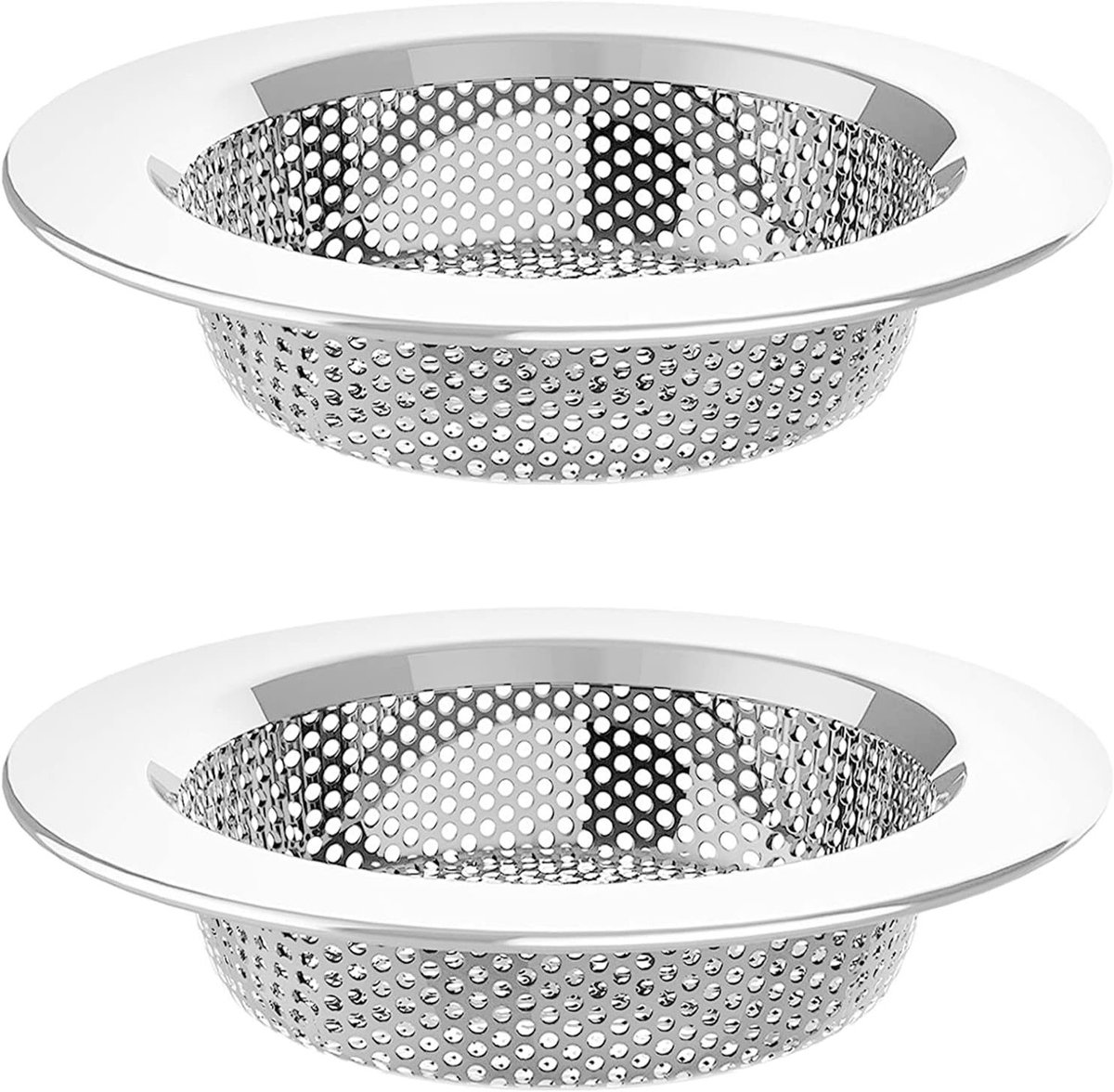 RVS Afvoerzeef voor Keuken en Douche - Universele Zeef Tegen Verstoppingen