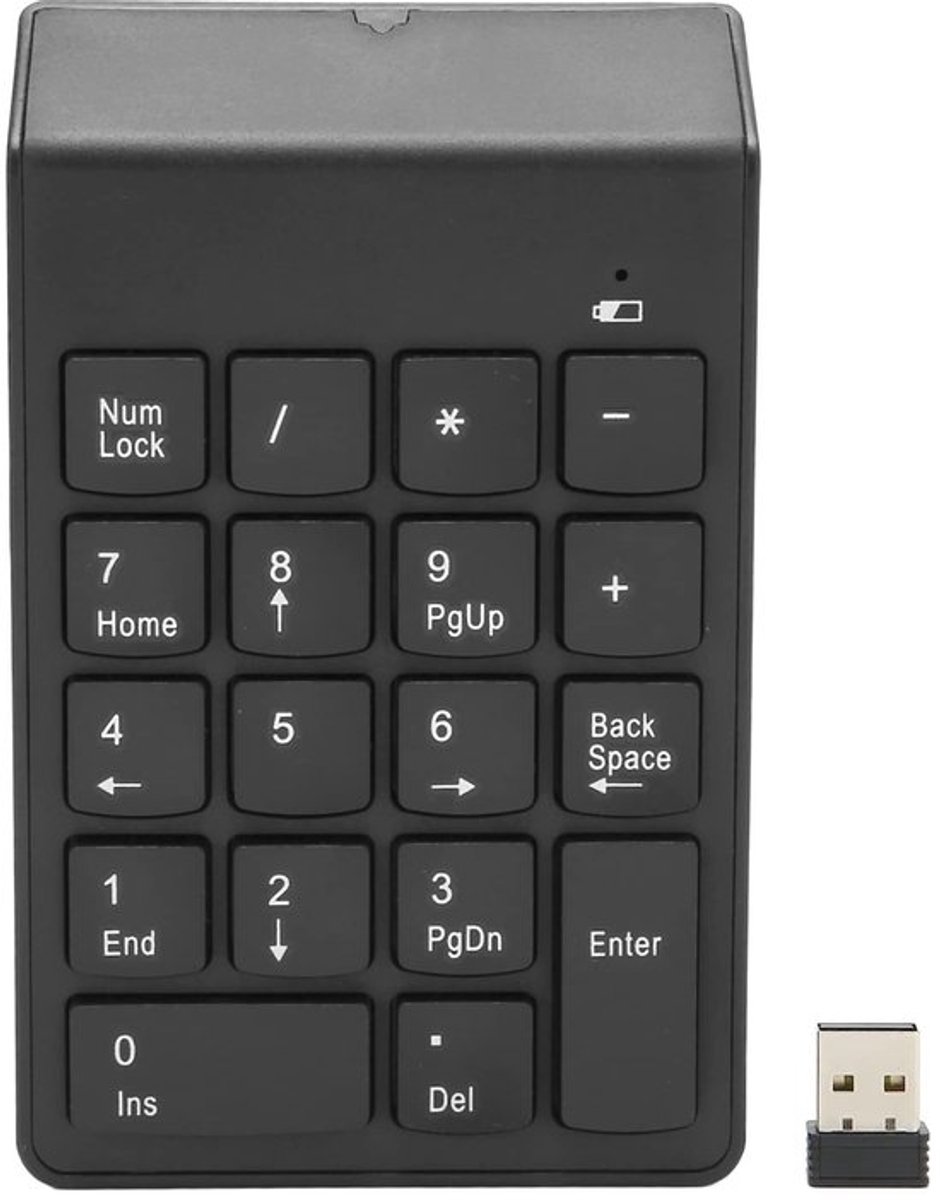Allecto - Bluetooth-nummerblok - Extern numeriek toetsenbord