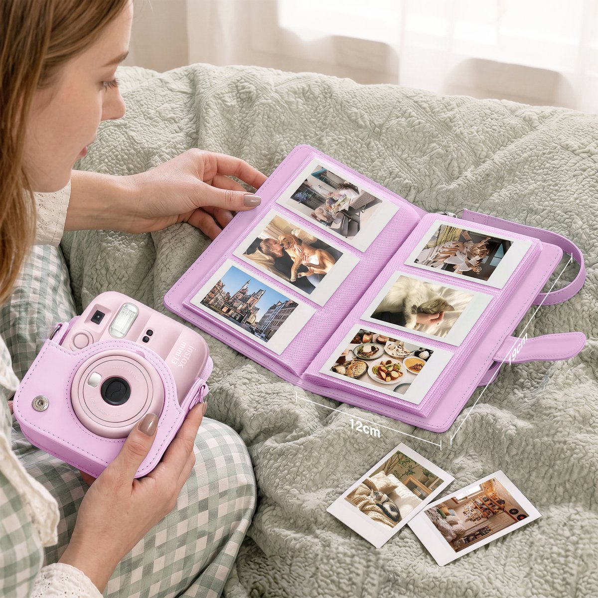 Fujifilm RHYTHMFLAME Instax Mini 13 Accessoireset - Pastelroze thumbnail 5
