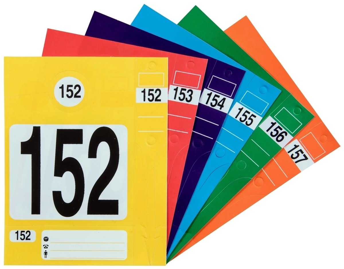 Autosleutel Identificatie Set - 300 stuks - Paars