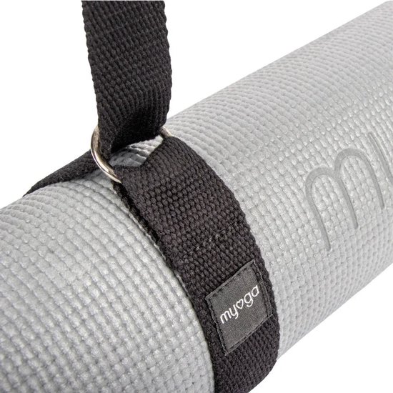 Yogariem en draagriem 2 in 1 - Myga - zwart van Myga — afbeelding 5