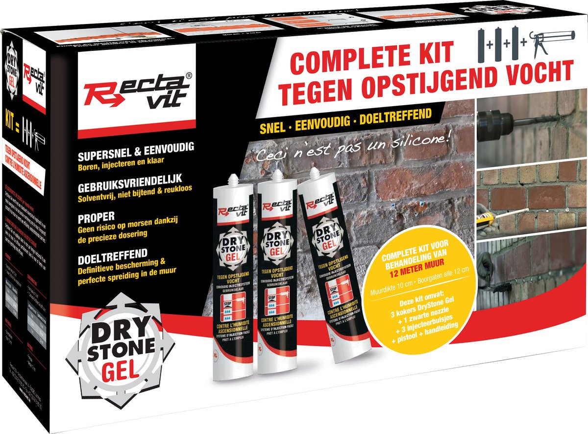 Rectavit Dry Stone Gel Combibox set