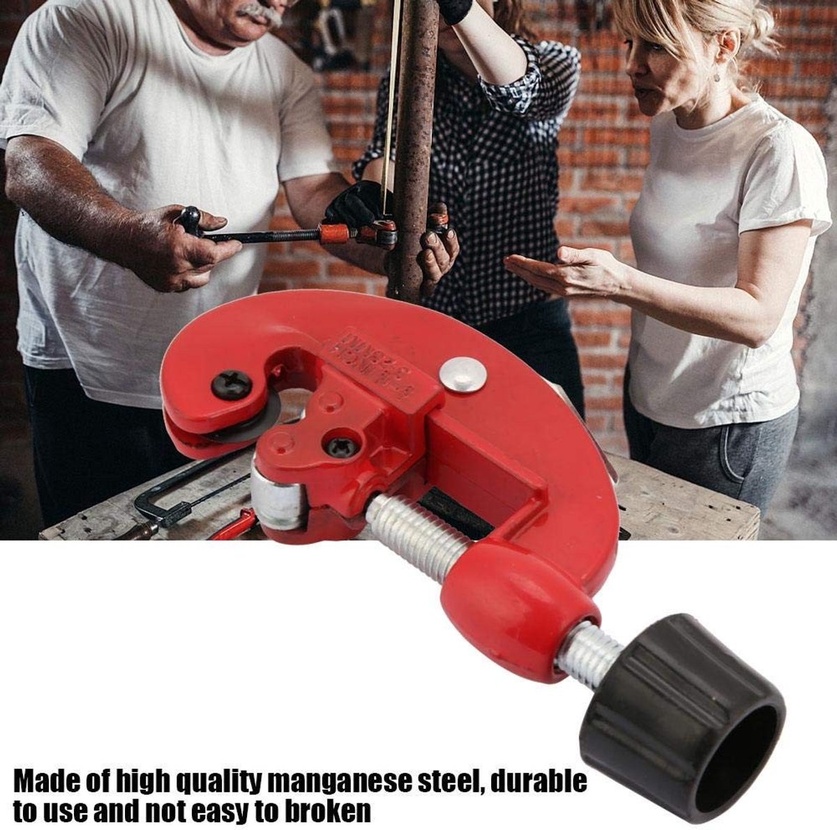 Dailygoods- Buizensnijder Optimaal voor Koperen/Aluminium - Gasbuis - PPR-buis - Snijbereik 3-64 mm - Mangaanstaal - Lichtgewicht 166-500 g - Pijpsnijder thumbnail 4