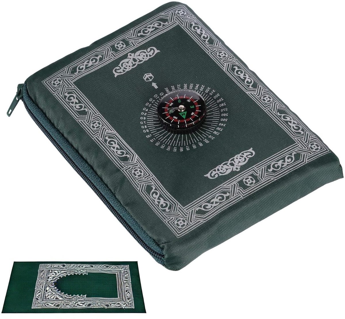 Dailygoods- Gebedskleed Draagbaar - Zakformaat 100 x 60 cm - Polyester - Inclusief Draagtas - Uniek Design - Spirituele Omgeving - Gebedsmat