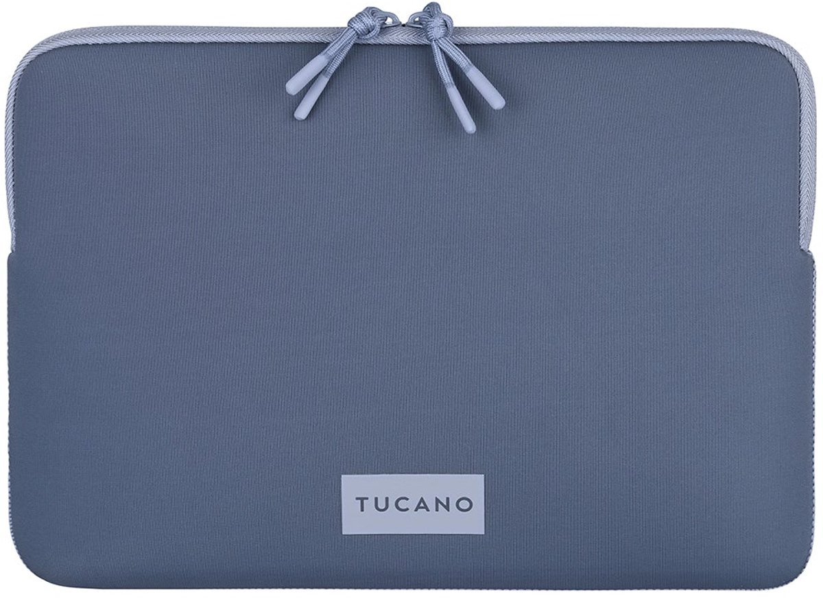 Tucano One Sleeve MacBook Neo 13 – Waterbestendig – Extra Compartiment voor Notebook – Uitgerust met Krasbescherming - Blauw