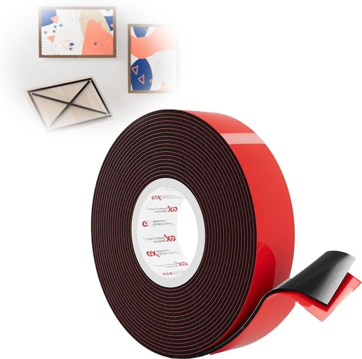 Extra sterke dubbelzijdige tape, waterdicht en hittebestendig, ideaal voor auto, huis en kantoor (2cm x 10m x 1mm)