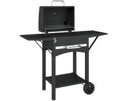 Houtskool Barbecue - Metaal - Zwart - 110x46.5x101cm - Buiten Gebruik