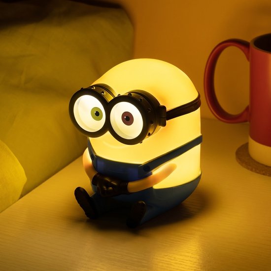 Minions Bob Lamp – 11 cm LED Nachtlamp, Speelgoed Licht, Werkt op Batterijen