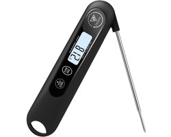 Digitale Vleesthermometer voor Koken en Bakken, Snelle Respons van 3 Seconden, LCD Scherm, Ideaal voor Roosteren en Wijn