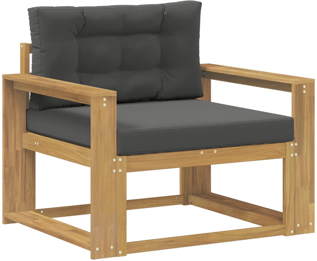 vidaXL - Buiten - Midden - Sofa - Polyester - Wit