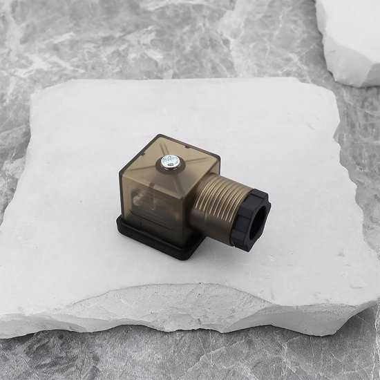 2 Stuks 3-Pin 2W DC 12V - 14V Solenoid Ventiel Spoel LED Connector voor Hydraulische en Pneumatische Systemen van Merkloos — afbeelding 4