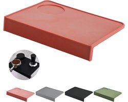 Espresso Tamper Mat met Hoeksteun, 15x20cm Siliconen Mat voor Barista, Antislip en Vaatwasserbestendig Accessoire voor Thuis en Professionele Koffiebars – Verkrijgbaar in 4 Kleuren