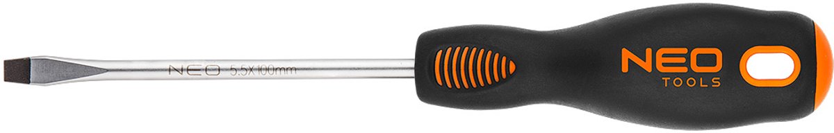 NEO - Schroevendraaier met Spleetkop - 5.5 x 100 mm - S2 Staal