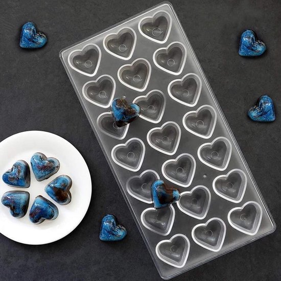 Transparante Chocoladevorm voor Cake en Jelly, Perfect voor DIY Handgemaakt, Bakken en Patissierij in de Keuken van Merkloos — afbeelding 4