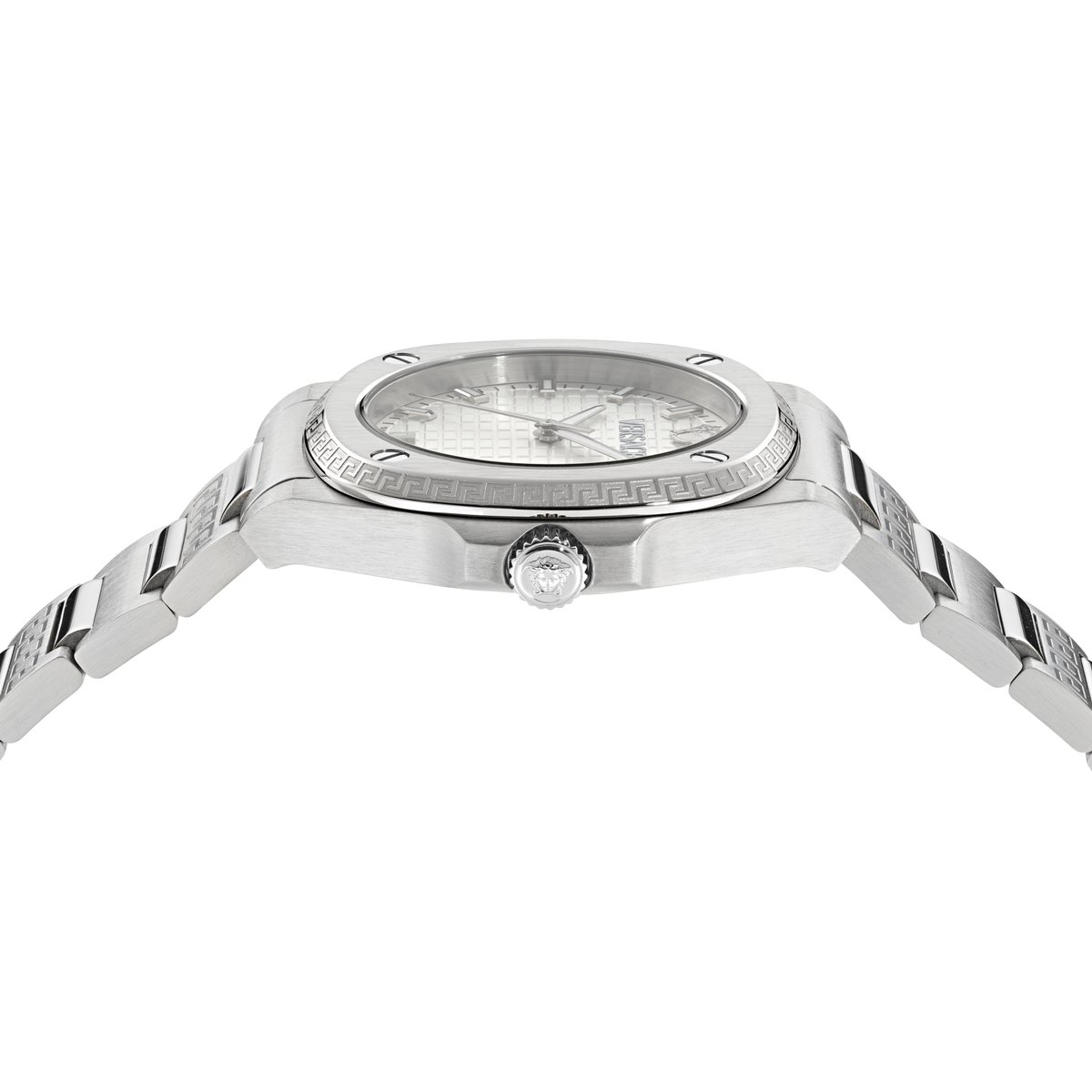 Versace Greca Pulse VE5H00326 Horloge - Staal - Zilverkleurig - Ø 35.8 mm