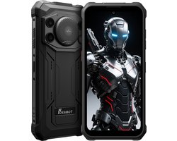 FOSSiBOT F110PRO Robuuste Smartphone - Dual SIM - 8GB RAM - 128GB ROM - 10000mAh - 6,745 inch HD+ IPS Scherm - IP68 Waterdicht Telefoon -Android 15- GPS,NFC,OTG -zwart, ijzergrijs
