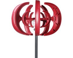 Windturbines Generator - Energie Producent - Stroom Opwekken - Precisie Spuitgieten - 4500W 12V - Rood