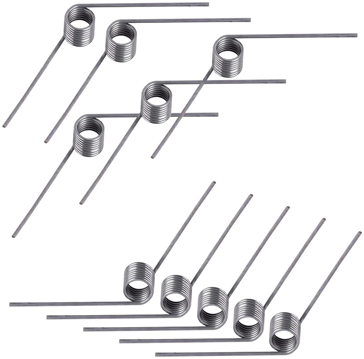 Kleine Torsieveren - Roestvrij Staal Veren - Mechanische Apparaten Reparatie - Hoge Elasticiteit - 0.7mm Draaddiameter - Zilver