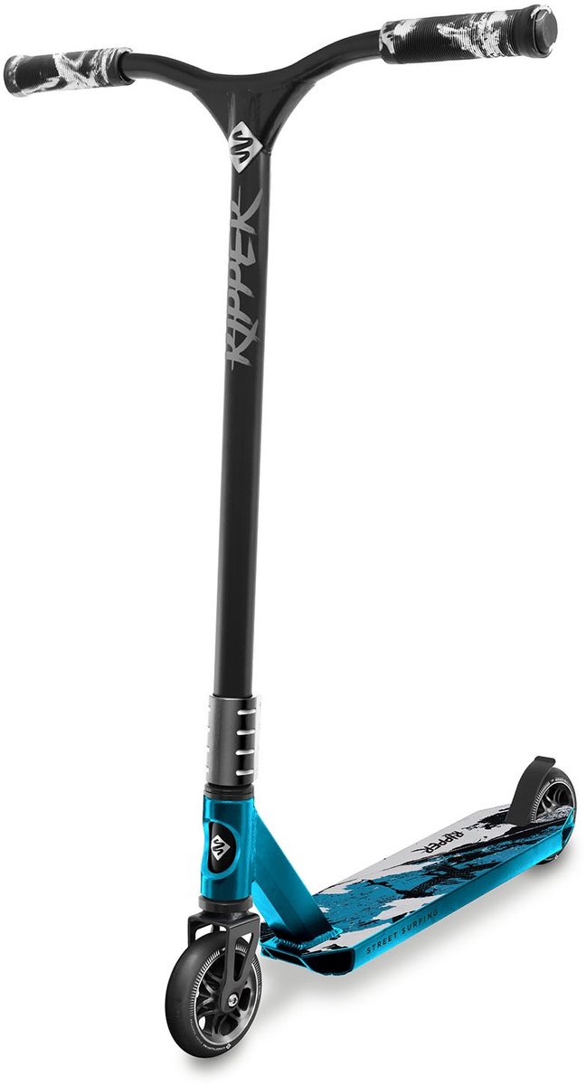 Street Surfing Ripper Stuntstep - Blauw - 110mm Wielen - HIC Compressie - ABEC 9