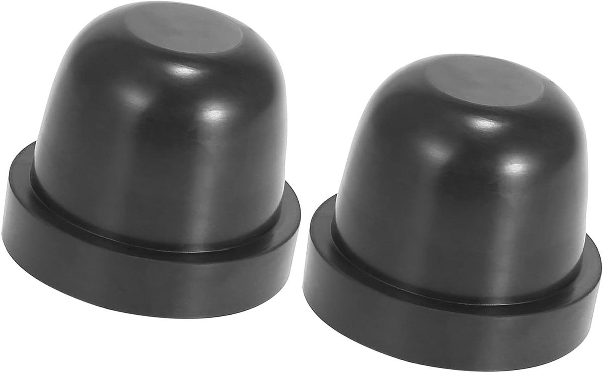 Koplamp Afdekking - Lamp Rubber - Bescherming Koplampen - Stofdicht Ontwerp - 60 mm - Zwart