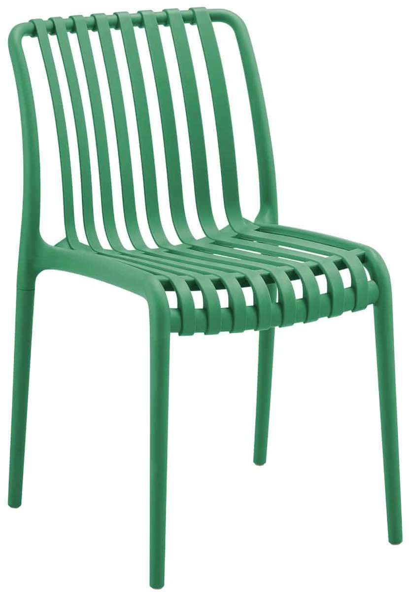 Leitmotiv Stoel Garbo - Groen - 58x41x79cm - Set van 4 - Modern - Woonkamer - Slaapkamer