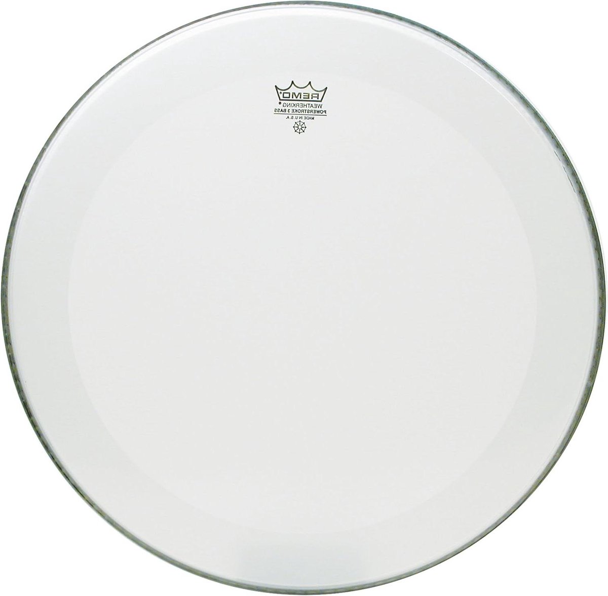 Drumvel - Bass drum vel - Geluidsverbetering drums - Gladde witte afwerking - 22 inch - Wit