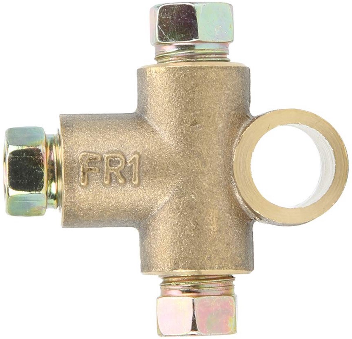 Store_9 - 3 Way T-Shape Brake Tee - T-stuk - Perfecte vervanging - 10mm - 3/16 inch - Veilig werkdruk tot 1841 - Geschikt voor diverse toepassingen