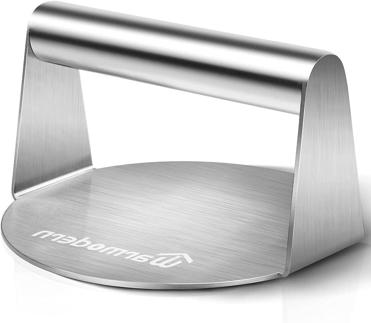 Burgerpers - Smash burger pers - Burgers bakken - Roestvrij staal 304 - 14 cm - zilver