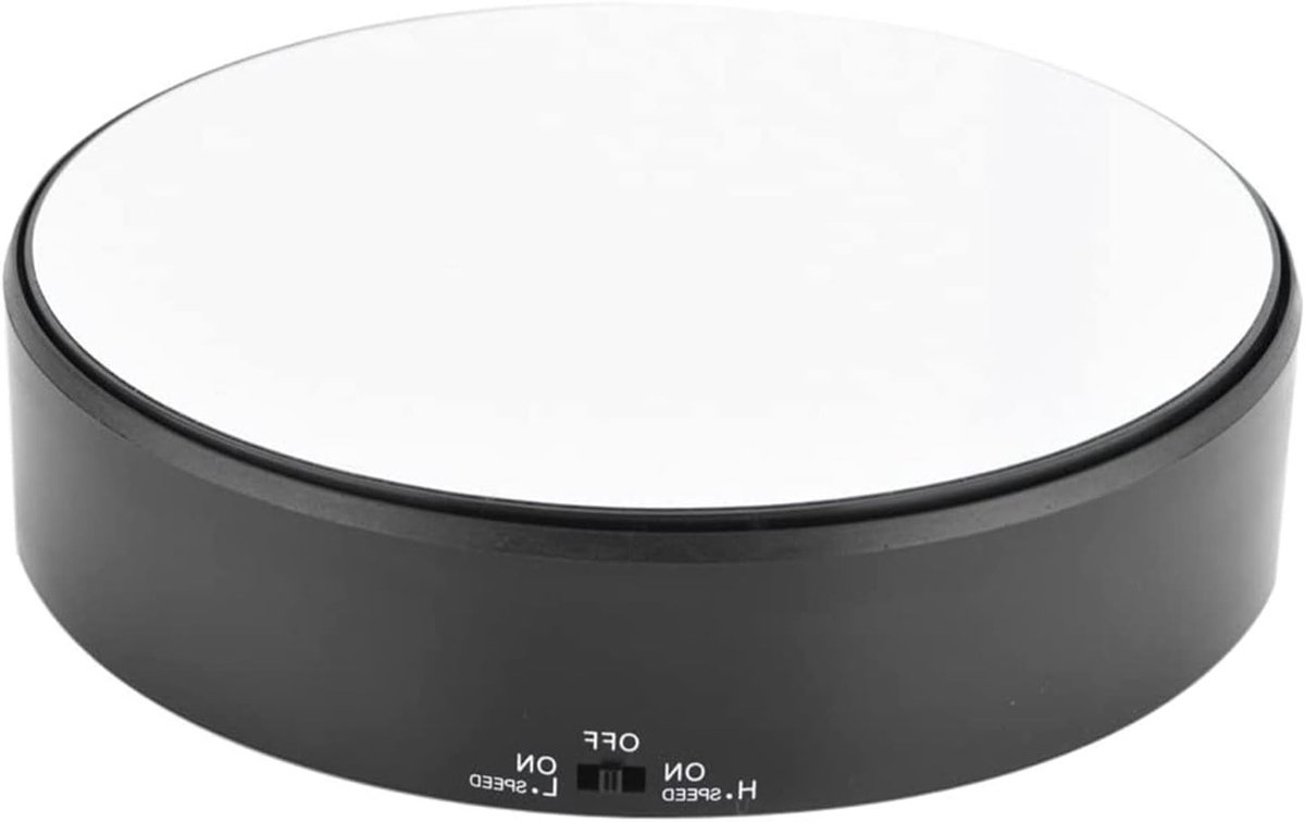 Draaitafel met 360 Graden Rotatie, Spiegelscherm, Verstelbare Snelheid en Bluetooth Verbinding