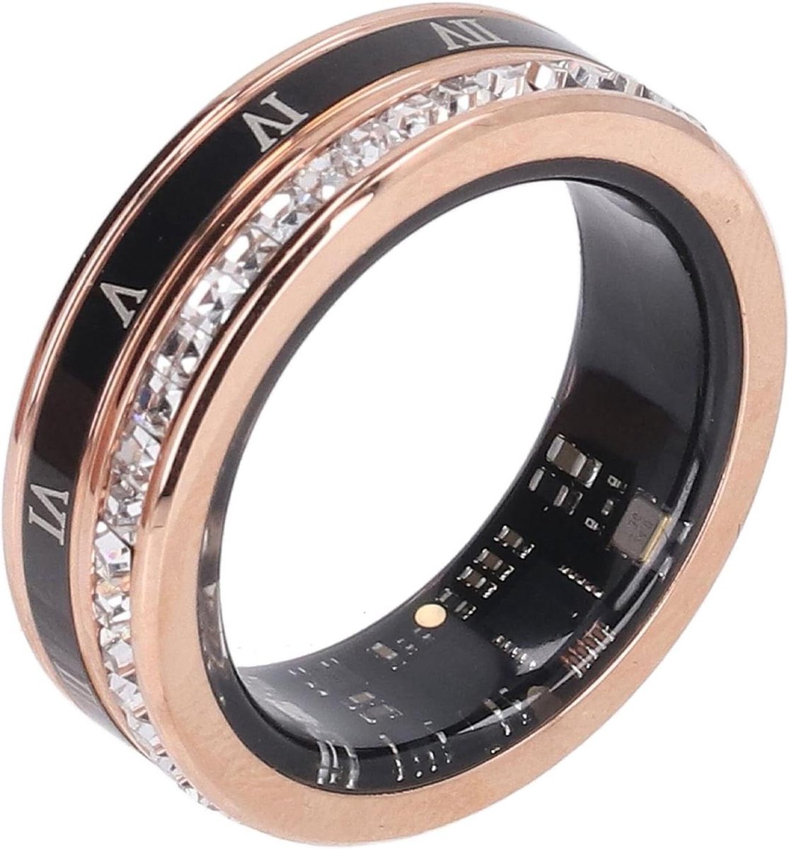 Slimme Ring - Fitness Tracker - Activiteit Monitoren - IP68 Waterdicht - 18mAh Batterij - Goud