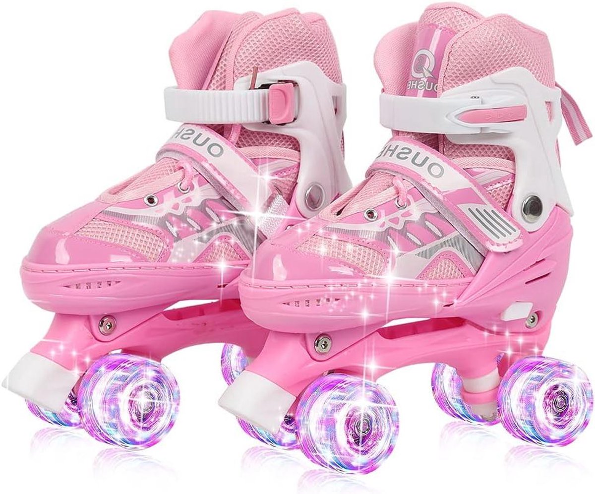 Kinderschaatsen Rolschaatsen Buiten spelen Lichtgevende wielen