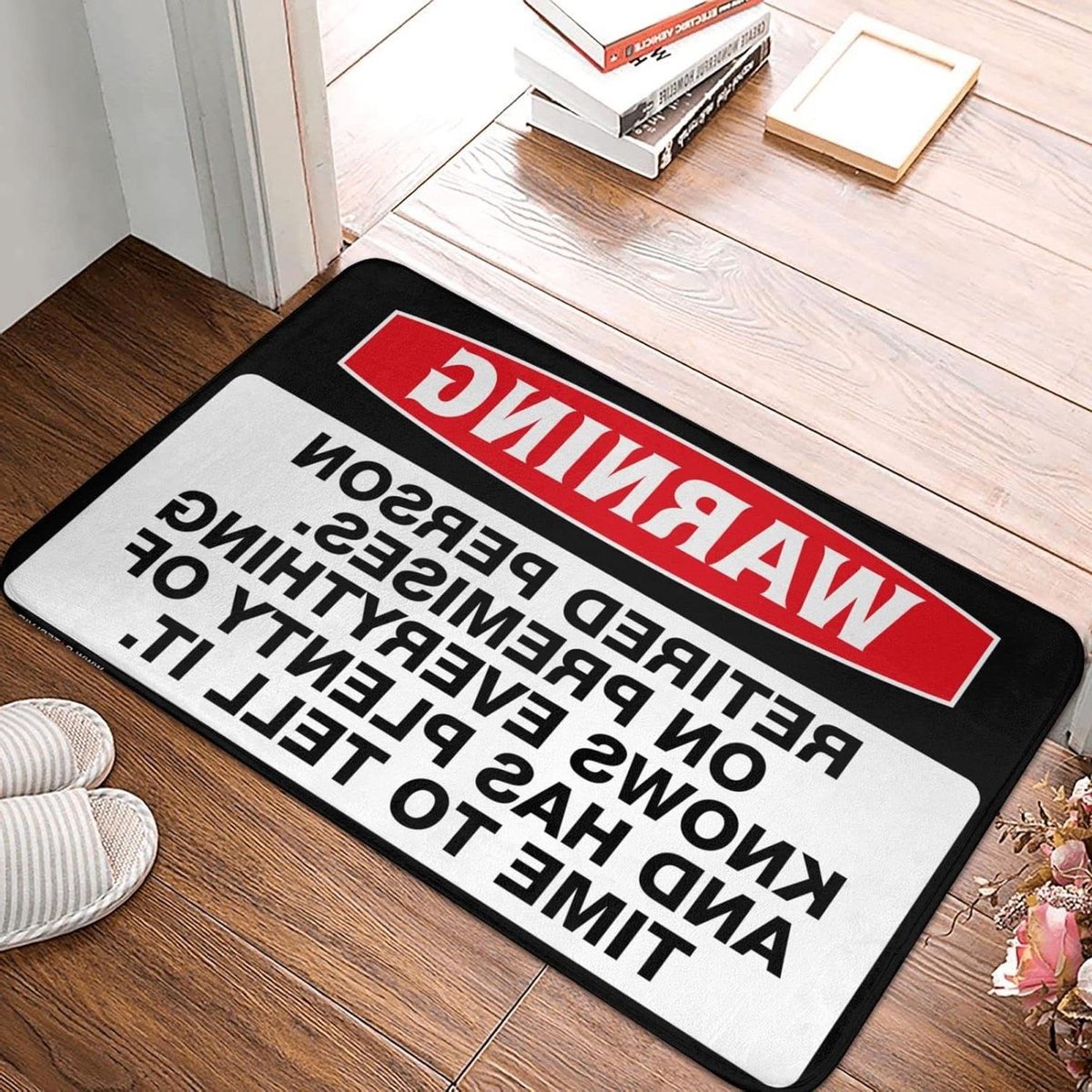Voordeurmat - Entree tapijt - Vuil buiten houden - Antislip achterkant - 65 x 90 cm - Grij