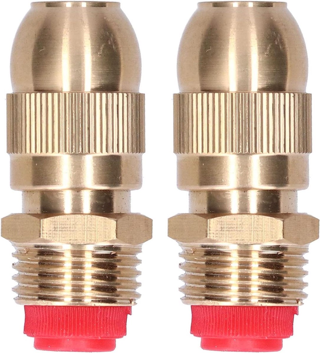 Verstelbare Sproeiers - Messing Mondstukken - Gazon Bewateren - Duurzaam Messing - 2 Stuks - Messing