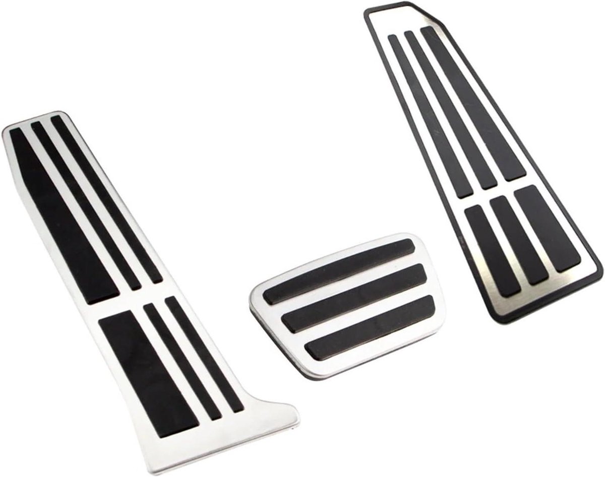 Pedaalhoezen Auto - Voetpedaal Covers - Veiliger Rijden - Antislip Ontwerp - 3 Stuks - Metaal