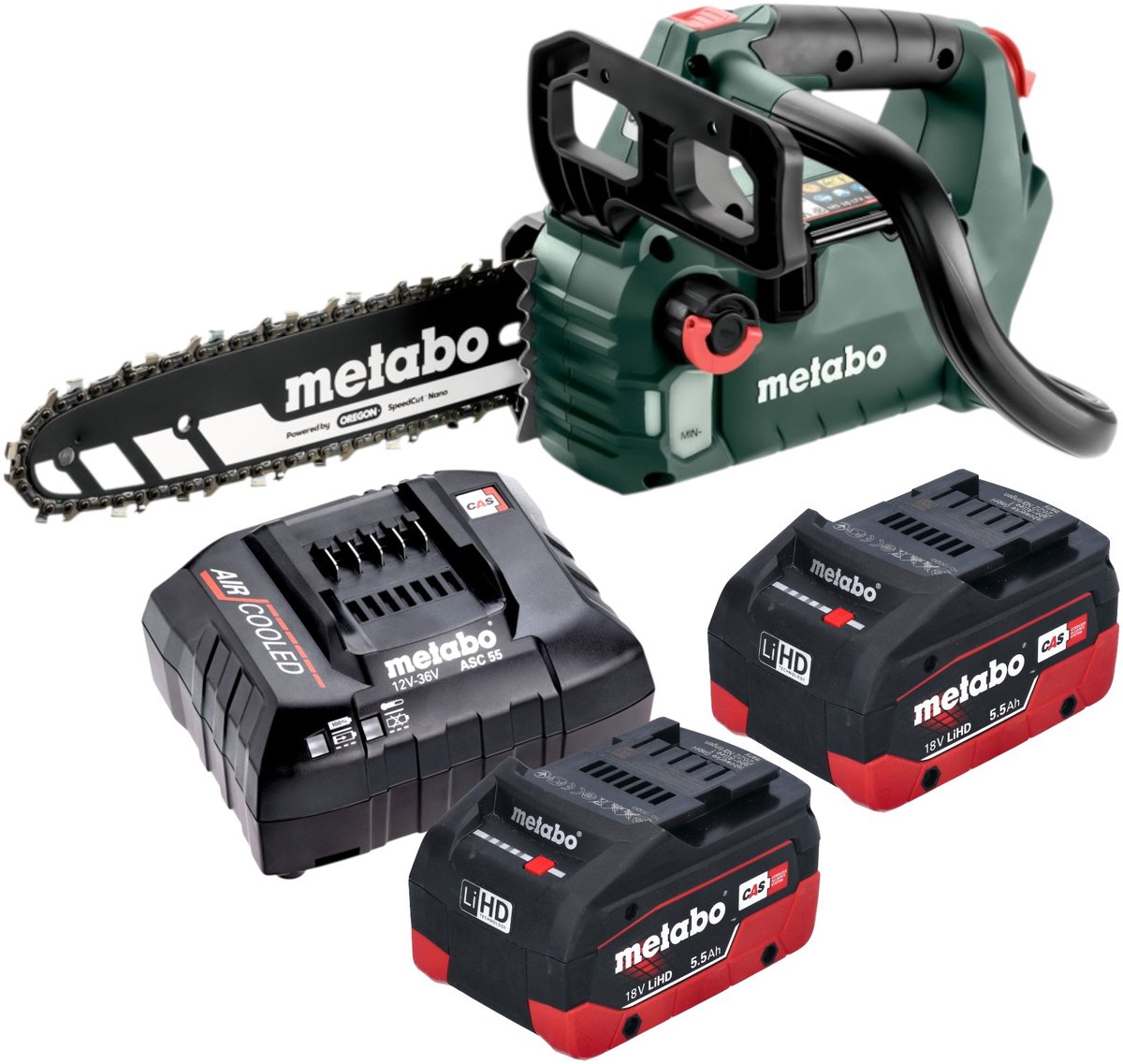 Metabo 601595850 Accu-kettingzaag MS 18 LTX BL 25 - zonder accu - zonder oplader