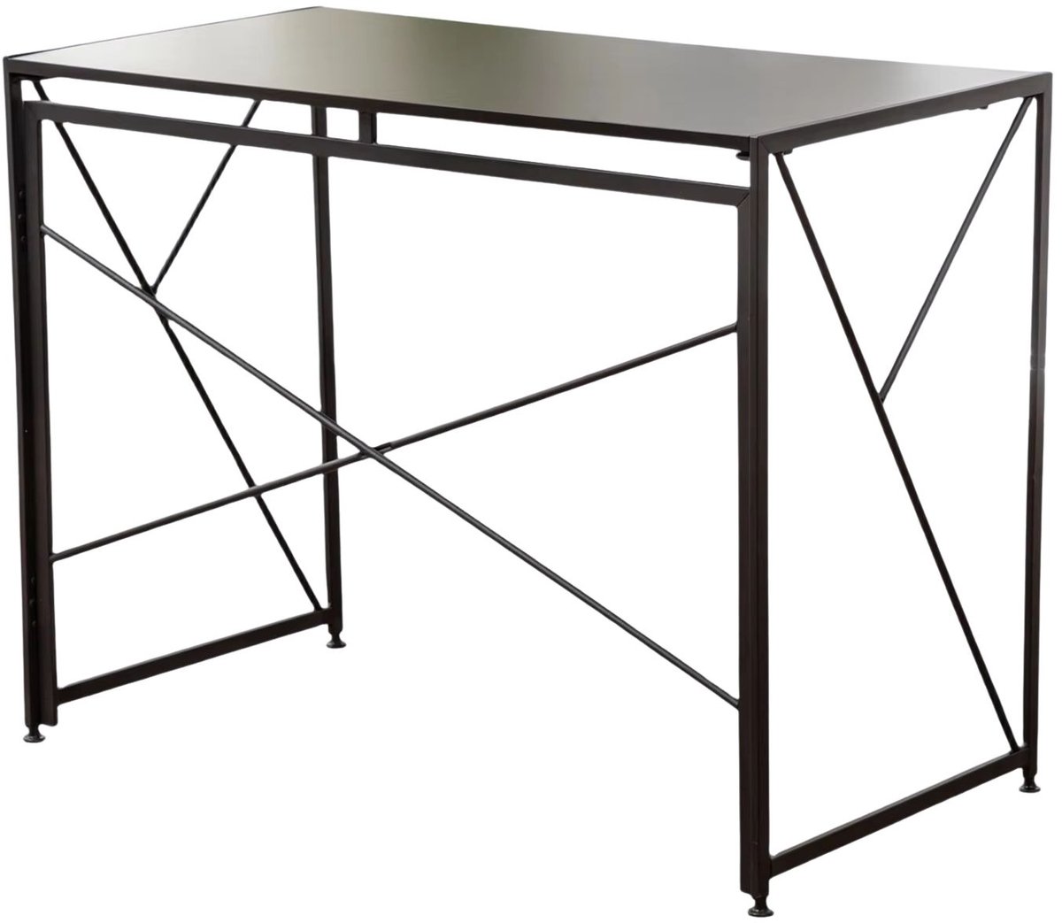 Computerbureau – Voor thuis of kantoor – Modern design, lichtgewicht en opvouwbaar – Zwart