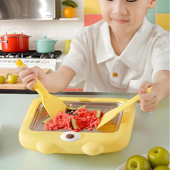 Yoghurtmachine - Dessertmaker - Zelf Desserts Maken - Niet-elektrisch - 25 cm - Zilver — afbeelding 3