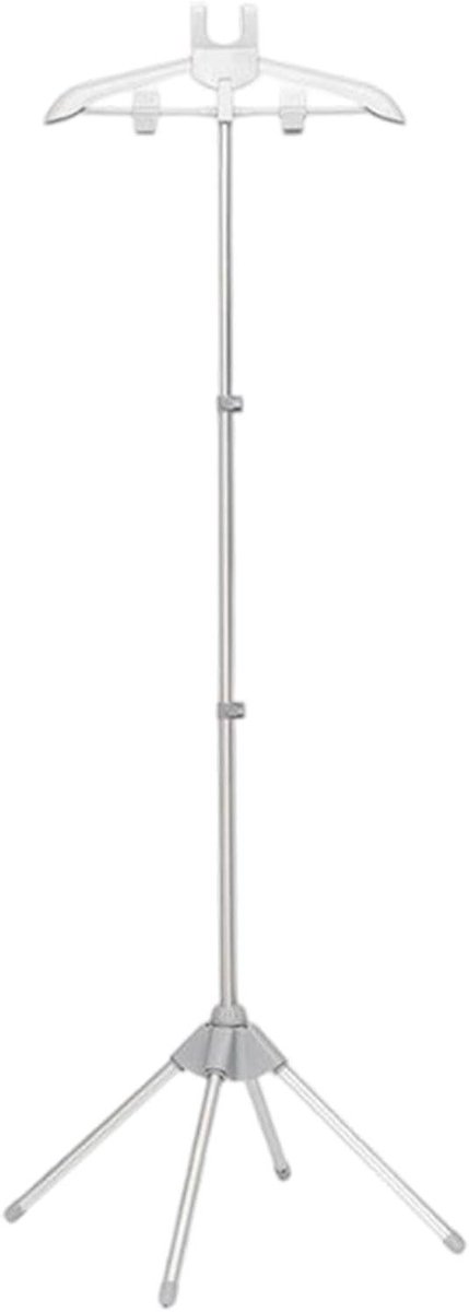Kledingrek Stoompan - Stoomstrijkijzerhouder - Kleding Stomen - Draaibare Kleerhanger - 160 cm - Grijs