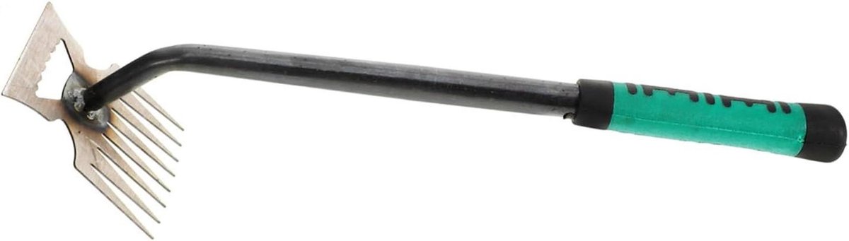 Wieden Gereedschap - Onkruidverwijderaar Hark - Tuin Onderhouden - Duurzaam Staal - 38 cm Lengte - Grijs