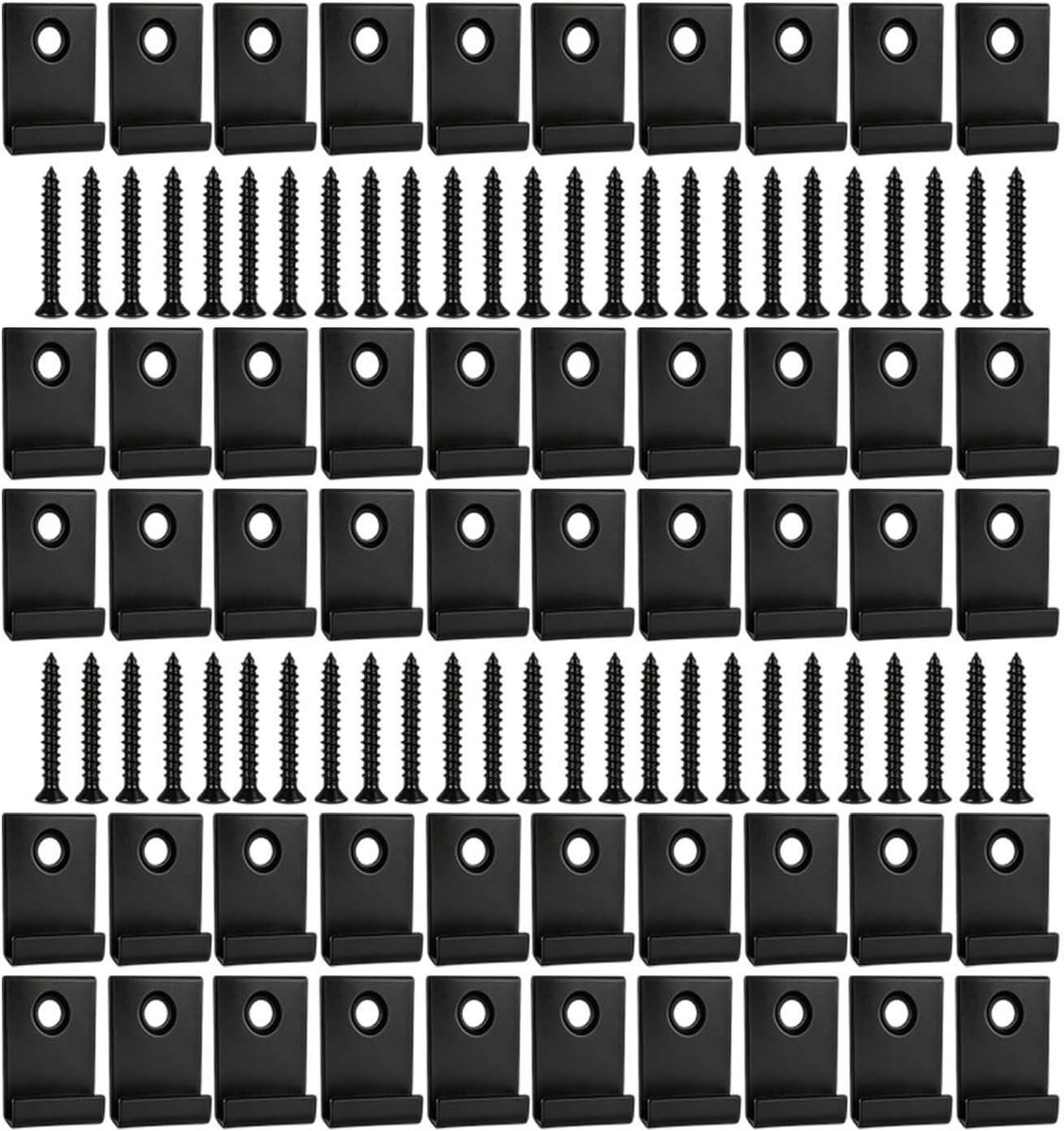 Dekclips - Bevestigingsclips - Terras Installatie - Heavy Duty - 28 x 25 cm - Zilverkleurig