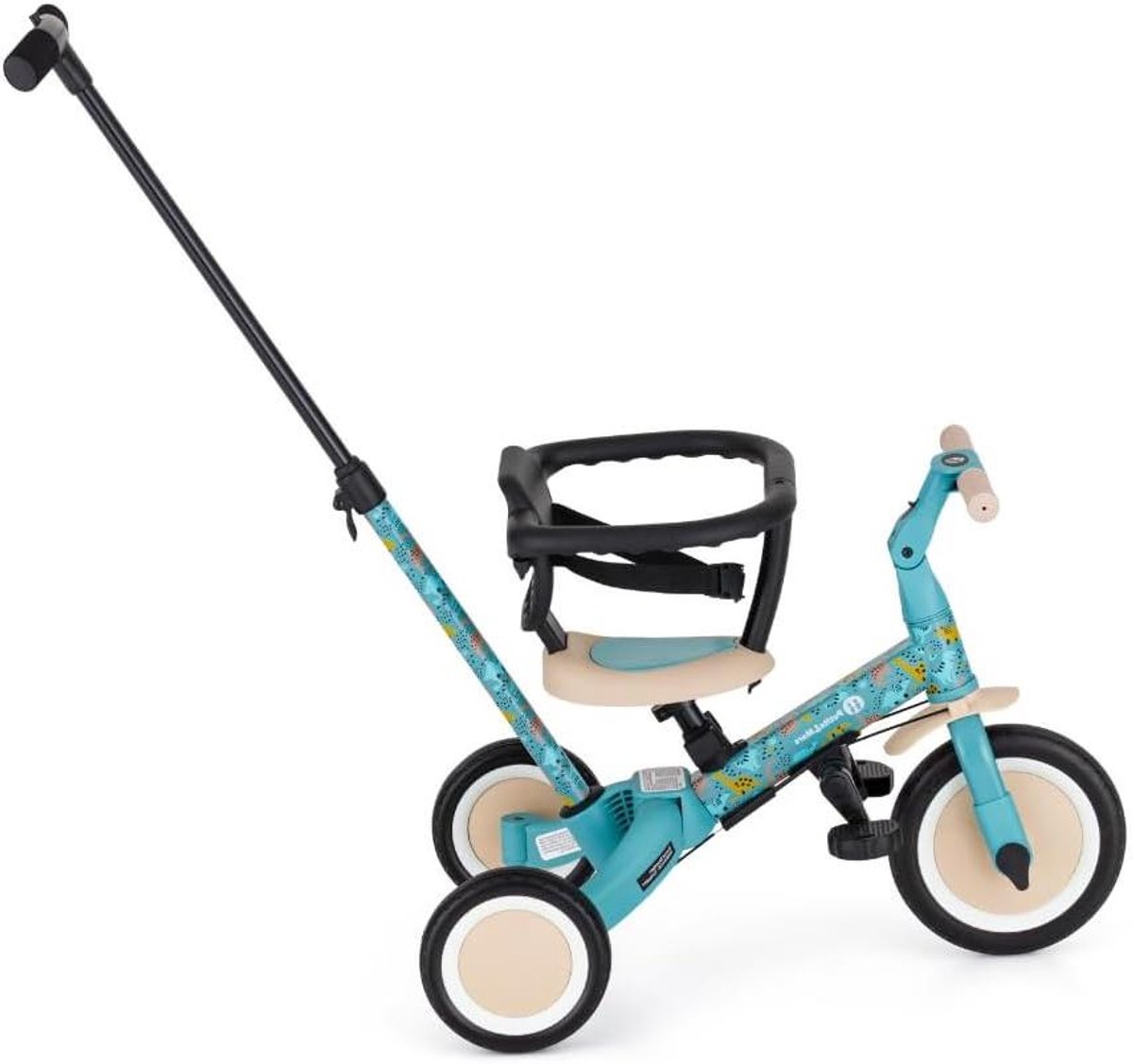 Loopfiets Driewieler - Kinderfiets - Kind Ontwikkeling - 5-in-1 Evolutie - 67 cm Lengte - Groen