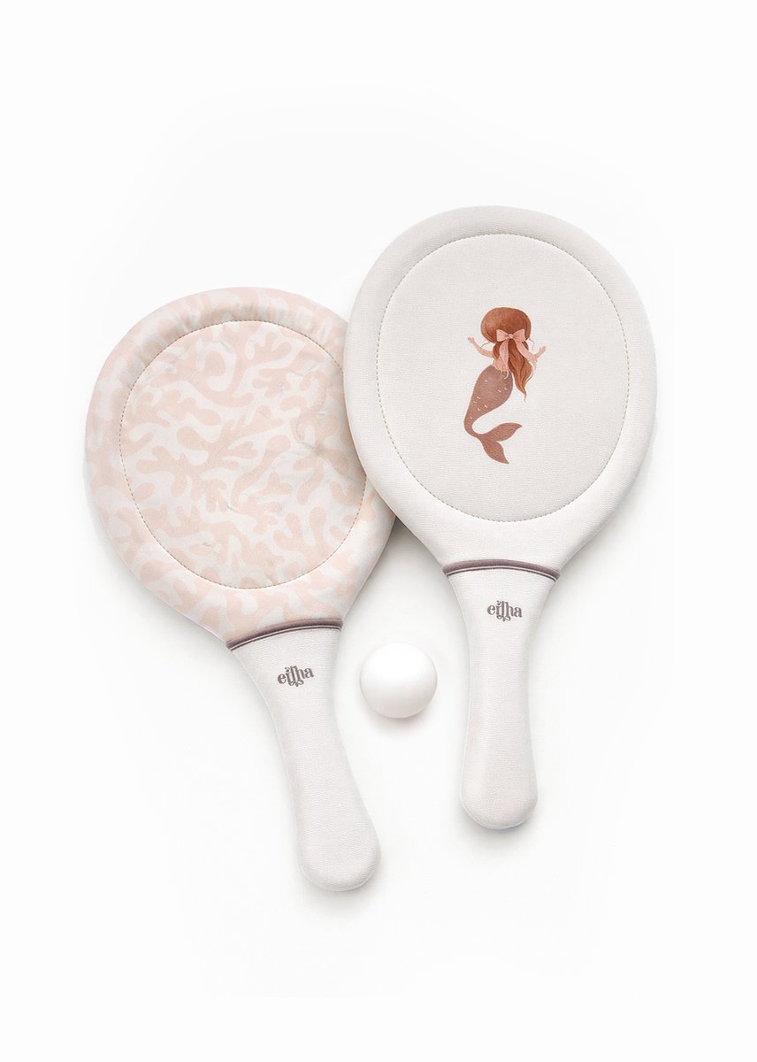Mrs Ertha Beach Rackets - Paddle-set met balletje - Blushin Coral