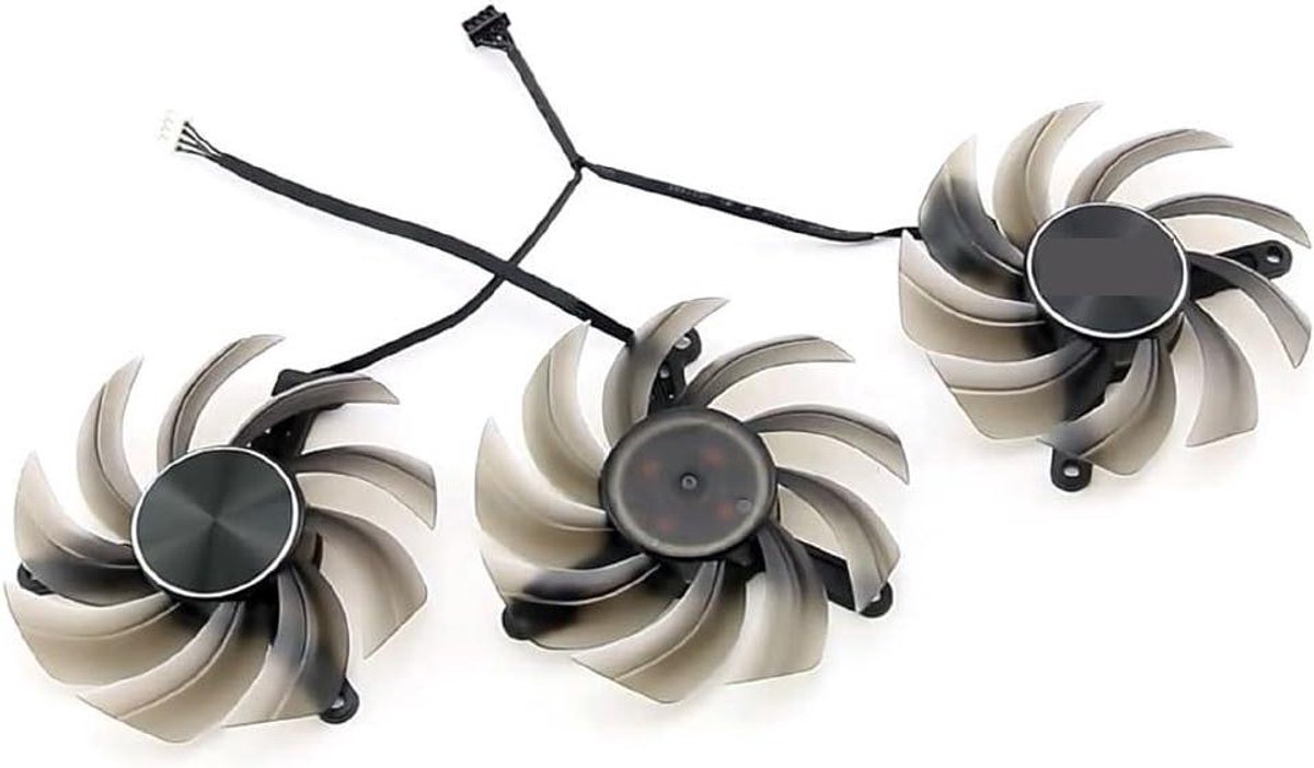 Grafische Kaart Ventilator - Koeler - Computer Koeling - Efficiënte Warmteafvoer - 82mm - Zwart