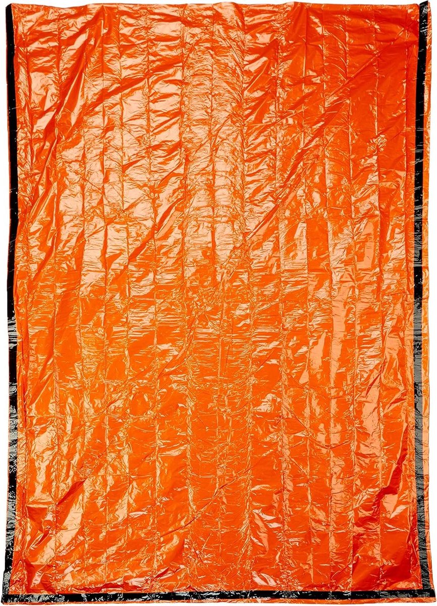 Bivakzak Dubbel - Nood slaapzak - Outdoor Overleven - Warmte Reflecterend - 213 x 152 cm - Rood