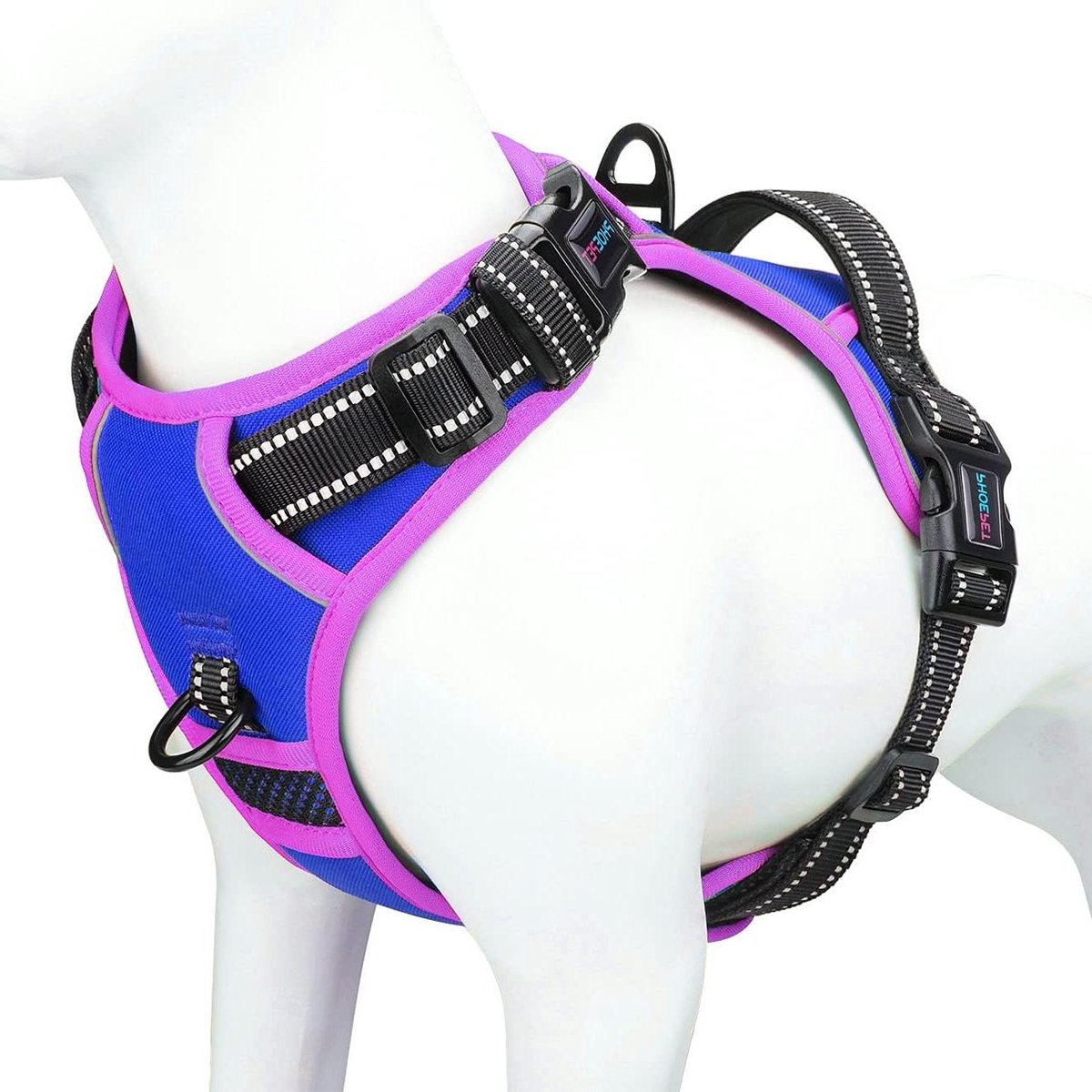 Hondentuigje - Honden vest - Veilig wandelen - Verstelbaar en reflecterend - Maat XS - Koningsblauw