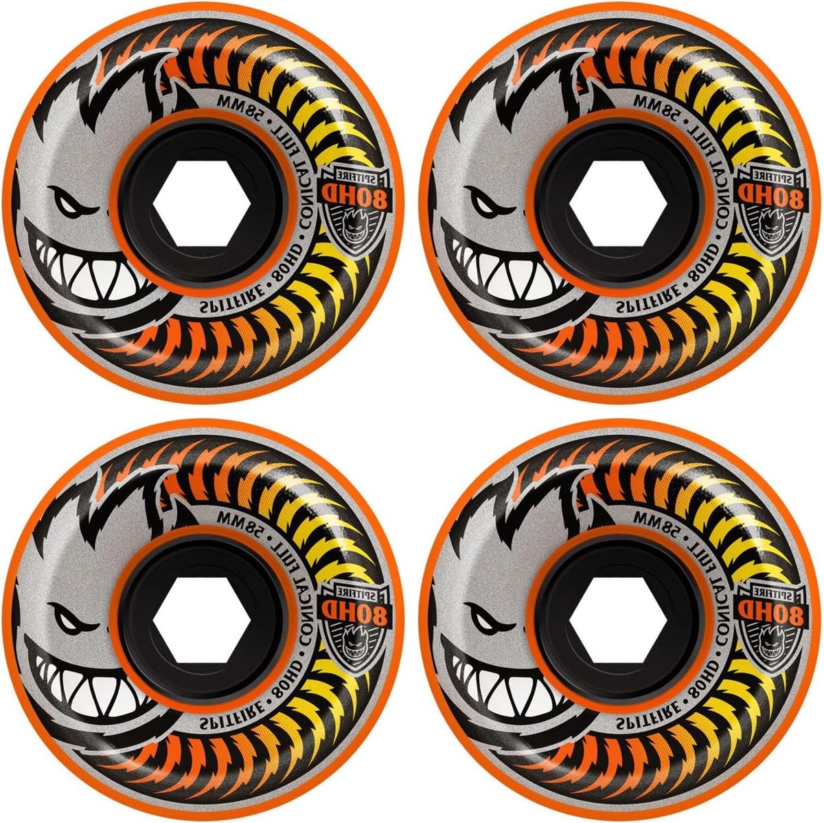 Skateboard Wielen Reserveonderdelen Street Skate 80HD Urethaan 58mm
