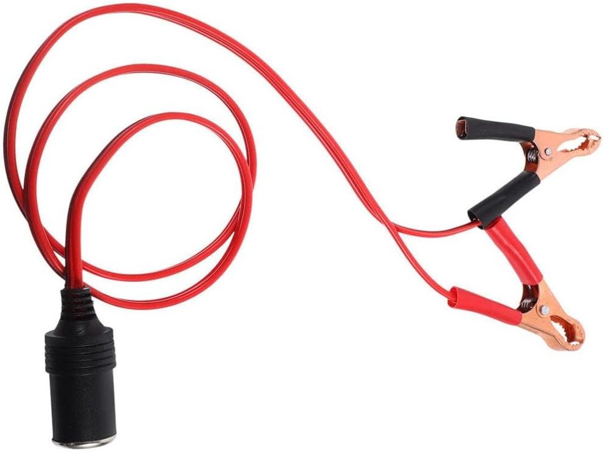 Auto Startkabel - Noodkabel Accu - Voertuig Starten - Veilig en Betrouwbaar - 2 Meter - Zwart